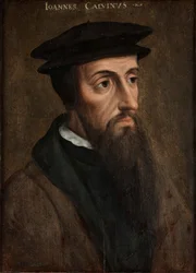 Porträt von Johannes Calvin (1509-1564), um 1550