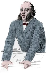 Porträt von Jules Ferry (1832-1893), französischer Politiker. Gravur in "Le Monde Illustré"