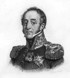 Porträt von Louis Gabriel Suchet (1770-1826), Herzog von Albufera, Marschall von Frankreich, Gravur des 19. Jahrhunderts