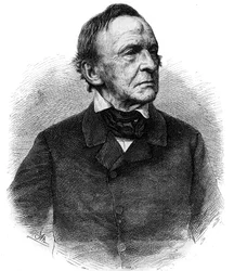 Porträt von Ludwig I. (1786-1868), König von Bayern von 1825 bis 1848. Gravur in „Das illustrierte Universum“