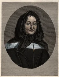 Porträt von Madame Marie de Rubelles, Dame von Miramion (1629-96) Gründerin der Töchter der Heiligen Familie