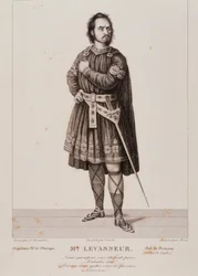 Porträt von Nicolas Prosper Levasseur als Bertram in der Oper Robert le diable (1831)