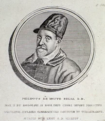 Porträt von Philippe de Monte (Stich)