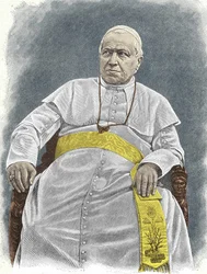 Porträt von Pius IX. (1792 - 1878), 253. Papst (1846 - 1878)