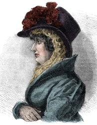 Porträt von Königin Caroline von Braunschweig (1768-1821), Ehefrau von Georg IV., König von England - Caroline von Braunschweig, Königin von Großbritannien und Irland (1768-1821), Gemahlin von Georg IV.