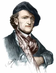 Porträt von Richard Wagner (1813-1883), deutscher Komponist und Dramatiker