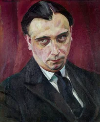 Porträt des rumänischen Wissenschaftlers und Mathematikers Petru Sergescu