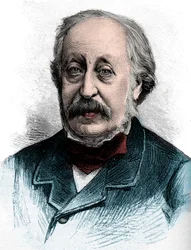Porträt von Stephen Heller (1813-1888) ungarischer Pianist, Lehrer und Komponist - Gravur 1888