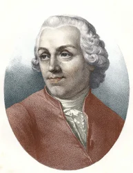 Porträt von Abbe Etienne Bonnot de Condillac, französischer Philosoph.