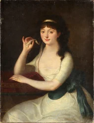 Porträt der genuesischen Aristokratin Luigia Pallavicini (1772-1841), Marquise und Muse der Dichter