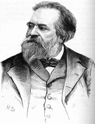 Porträt des Schriftstellers Paul Bocage (1822-1887)