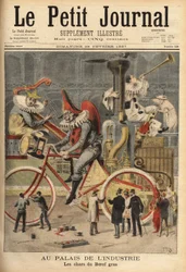 Präsentation und Montage von Karnevalswagen im Palais de l