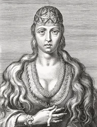 Prinzessin Johanna von Portugal. Joana. Porträt.