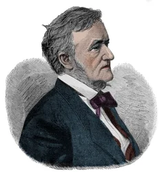 RICHARD WAGNER (1813-1883) deutscher Komponist - Gravur