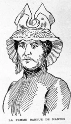 Darstellung der bärtigen Frau von Nantes