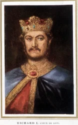Richard I. Löwenherz - nach einer Gravur des British Museum