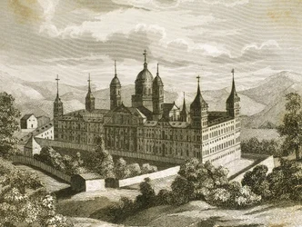 Königliches Kloster von San Lorenzo de El Escorial, Provinz Madrid, Spanien