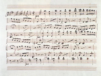 Partitur für Ali Baba, Oper von Luigi Cherubini