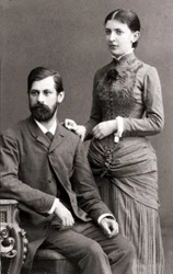 Sigmund Freud und seine Frau Martha Bernays im Juni 1885