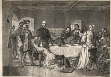 Die Verhaftung von John Brown aus Ashford, einem Lollarden und einem der ersten Märtyrer zu Beginn der Herrschaft von Heinrich VII. - 1517