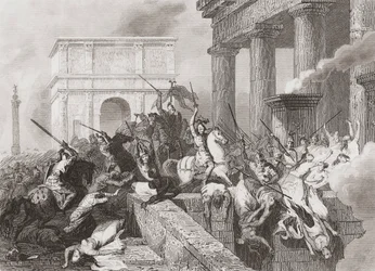 Das Kommen der Vandalen nach Spanien