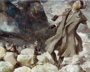 Der Tod von General Antonio Cantore in den Tofane-Bergen, 20. Juli 1915