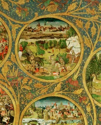 Der Stammbaum der Babenberger Markgrafen und Herzöge, erste Herrscher von "Ostarrichi"