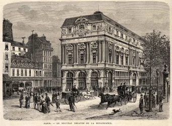 Das neue Renaissance-Theater in Paris im Jahr 1873