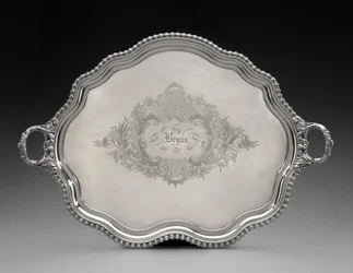 Tablett, um 1855