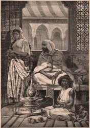 Ansicht eines Harems in Tetouan, Marokko