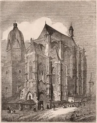 Ansicht des Aachener Doms, Nordrhein-Westfalen, Deutschland