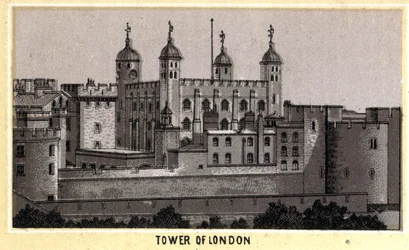 Ansicht des Tower of London, ehemalige Gefängnis, England