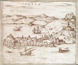 Ansicht der Stadt Ceuta