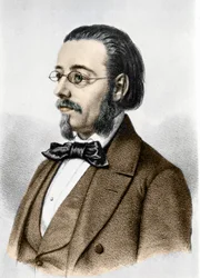 Porträt von Bedřich Smetana (1824-1884), tschechischer Komponist und Pianist
