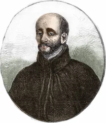 Porträt des heiligen Ignatius von Loyola (1491-1556), Gründer der Gesellschaft Jesu.