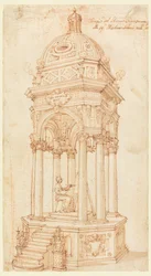 Catafalque des Bologneser Künstlers Elisabetta Sirani (1638-1665), 1665