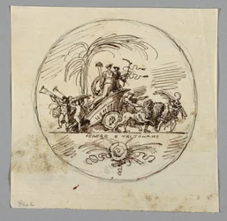 Zeichnung, Ceres und Triptolemus, 1800–1820
