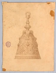 Zeichnung, Entwurf für eine Glocke, 17.–19. Jahrhundert
