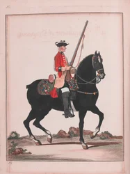 4. Regiment der Dragoner (Gravur)