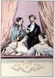 Eine Loge im Theater der Italiener