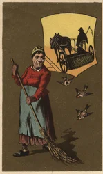 Anonyme Chromolithografie, Ende des 19. Jahrhunderts.
