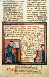 Aristoteles Lehrer - Illuminierung des Mittelalters (ref. 418)