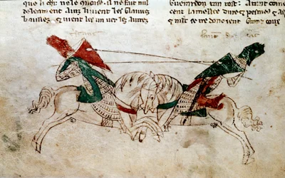 Zyklus von König Artus: „Schlacht von Lancelot und Tristan“
