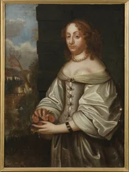 Porträt der Gräfin Palatine Eleonora Katharina von Zweibrücken, Landgräfin von Hessen-Eschwege