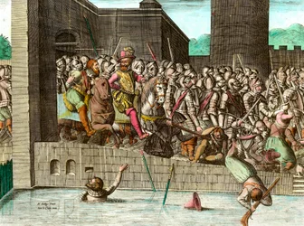 Einzug in Paris von König Heinrich IV. am 22. März 1594