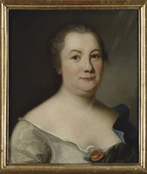 Porträt der Dichterin Hedvig Charlotta Nordenflycht