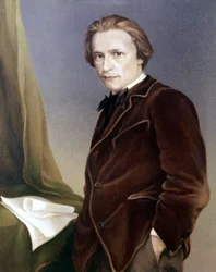 Hugo Wolf, österreichischer Komponist. 1860 - 1903. Wagner Bayreuth Museum.