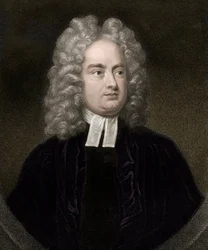 Jonathan Swift (1667-1745) - Gravur - 19. Jahrhundert