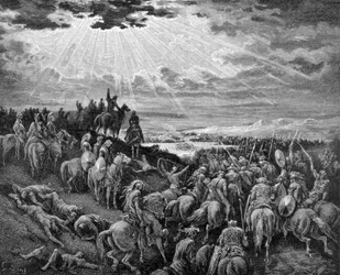 Josua stoppt den Lauf der Sonne