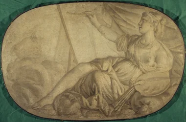 Die Malerei (Allegorie, dekorative Malerei für das Hôtel La Rivière dann Canillac)